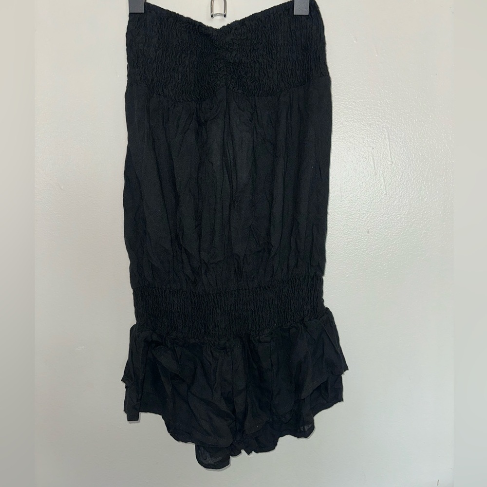 Black O’Neill strapless romper size XS